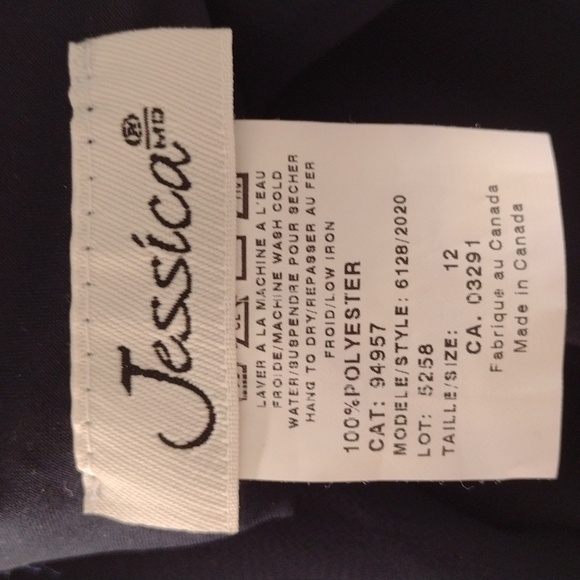 Jessica Navy full length dress - Picture 8 of 8